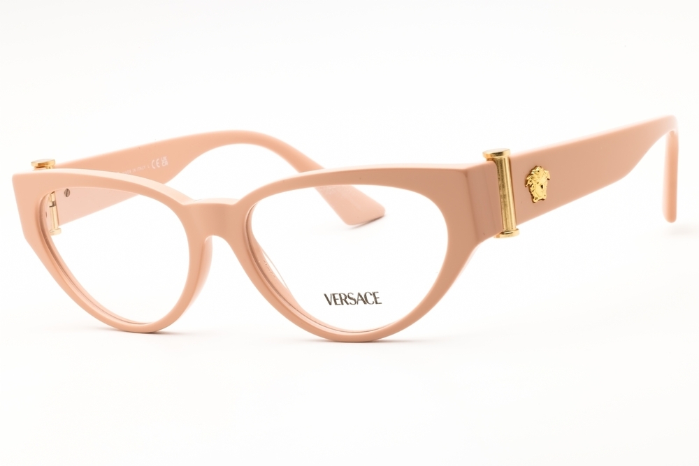 NWT Versace VE3366-5494 Cream Cat-Eye 55mm Glasses